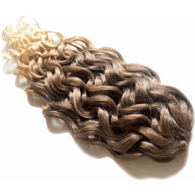 RastAfri Vlnitý kanekalon - RastAfri: Hawaii Curl Barva: T4/27/613 (ombré hnědá-blond, brown-blonde ombre), Typ vlny: Hawaii – Zboží Mobilmania