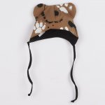 NEW BABY Kojenecká bavlněná čepička s oušky New Baby Paw hořčicová – Hledejceny.cz