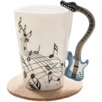 Master Hrnek Kytara modrá 250 ml – Zboží Dáma