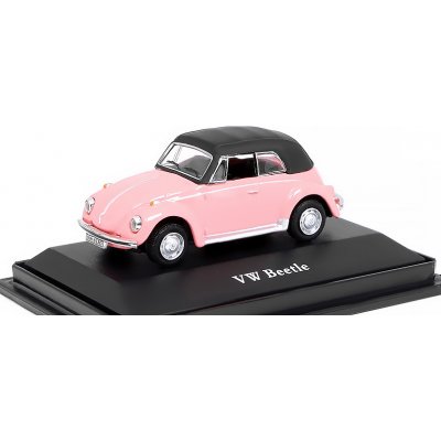 Volkswagen Beetle růžový Cararama 1:72
