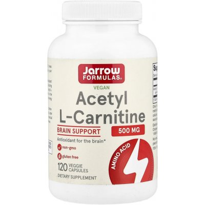Jarrow Formulas Acetyl-L-karnitin 500 mg 120 rostlinných kapslí – Hledejceny.cz