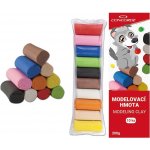 Modelína 10 barev v papírové krabičce 200 g – Hledejceny.cz