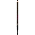 NYX Professional Makeup Powder Louder Brow Pencil dlouhotrvající pudrová tužka na obočí 09 Black 1,15 g – Zboží Dáma