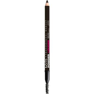 NYX Professional Makeup Powder Louder Brow Pencil dlouhotrvající pudrová tužka na obočí 09 Black 1,15 g – Zboží Dáma