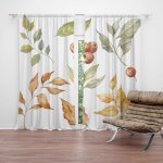 Sablio Závěs Barvy podzimu: 2ks 140x250cm – Hledejceny.cz