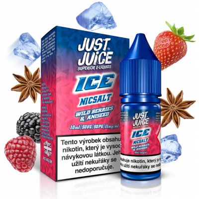 Just Juice Salt ICE Wild Berries & Aniseed 10 ml 11 mg – Hledejceny.cz