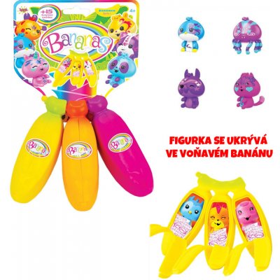 Splash Toys Bananas Banány s překvapením 1. série 3 kusy A – Zbozi.Blesk.cz