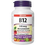 Webber Naturals Vitamin B12 500 mcg 120 tablet – Hledejceny.cz