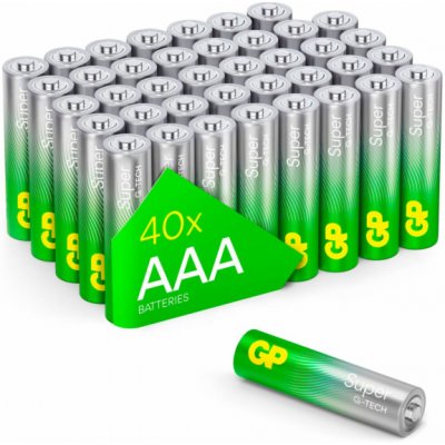 GP Super Alkaline AAA 40ks 03024AETA-B40 – Zbozi.Blesk.cz