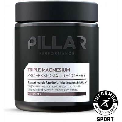 Regenerační doplněk Pillar Performance Triple Magnesium 90 tablet – Hledejceny.cz