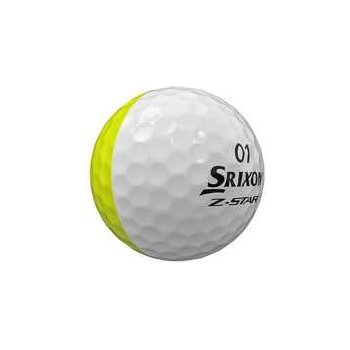 Srixon Z-star DIVIDE 3-plášťové bílo 3 ks žluté