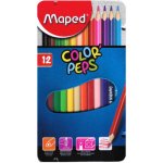 Maped Pastelky trojhranné Color'Peps v plechové krabičce 25529 12 ks – Zboží Živě