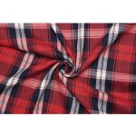 Flanel směsový - Červeno modré káro – Zboží Dáma