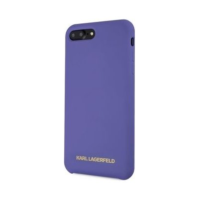 Karl Lagerfeld Gold Logo Silicone Case Apple iPhone 7 8 Plus fialové – Zboží Mobilmania