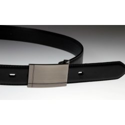 Penny Belts kožený pásek společenský 30-020-5PS-60 černý