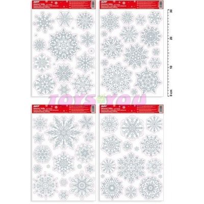 Okenní fólie MFP Paper vánoce glitr VA011 20x30cm – Zboží Mobilmania