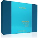 Al Haramain Amber Oud Aqua Dubai parfémový extrakt 75 ml + parfémový extrakt 30 ml + tělová mlha 200 ml dárková sada – Sleviste.cz