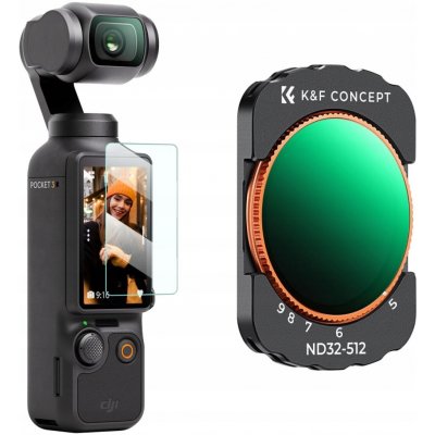 K&F Concept Šedý filtr ND32-ND512 pro DJI Osmo Pocket 3 KF01.2545 – Zboží Živě