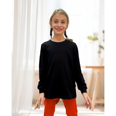 Jožánek Dětské tričko dlouhý rukáv černé – Hledejceny.cz