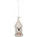 Clayre & Eef Béžová kovová ptačí budka 19 x 40 cm – Hledejceny.cz