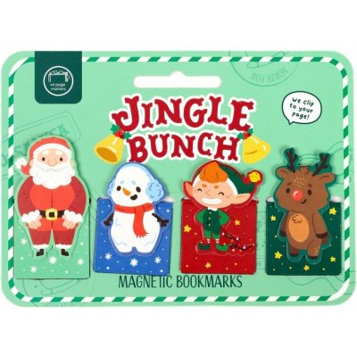 Puckator Záložka do knihy - magnetická sada Vánoční Jingle Bunch (mix motivů) – Hledejceny.cz