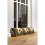 Mars & More Béžovo-zelený gobelinový dlouhý polštář s jelenem Deer 90x15x20 – Sleviste.cz