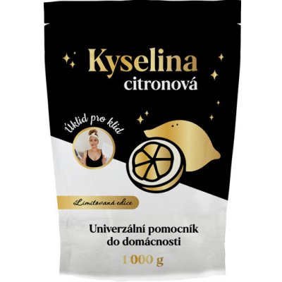 Úklid pro klid Kyselina citronová 1 kg černá – Hledejceny.cz
