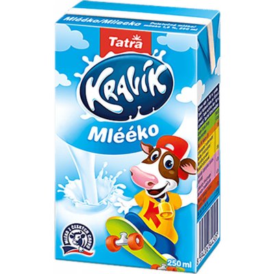 Tatra Kravík polotučné mlééko 1,5% 250ml