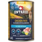 Ontario Adult kuřecí pate s příchutí borůvek 400 g – Hledejceny.cz