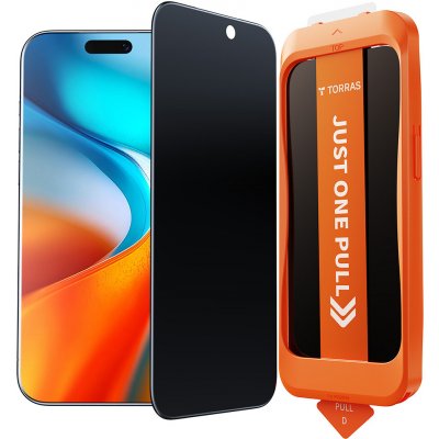 Torras - GlassGo Install Master Privacy ochranné sklo pro iPhone 17 Air - černá KF2355896 – Zboží Živě