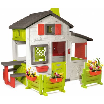 Smoby Domeček Friends House s dvěma zahrádkami – Zboží Mobilmania
