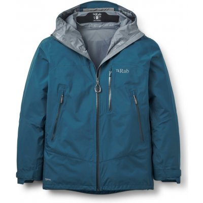 Rab Downpour Mountain Jacket Tempest Blue – Sleviste.cz