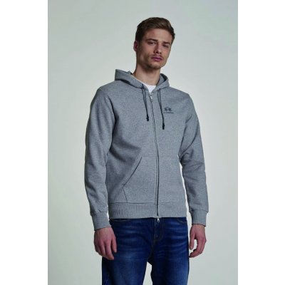 LA MARTINA MAN FLEECE FULL ZIP HOODED COT šedá