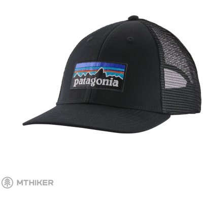 Patagonia P-6 Logo LoPro Trucker Hat Black – Zboží Mobilmania