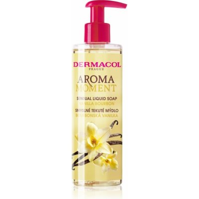 Dermacol Aroma tekuté mýdlo na ruce moment vanilla bourbon 250 ml – Sleviste.cz