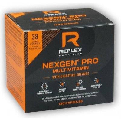 Reflex Nutrition Nexgen Pro + Digestive Enzymes 120 kapslí