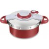 Tlakový hrnec Tefal Clipso Minut Duo 5l P4705133 červený