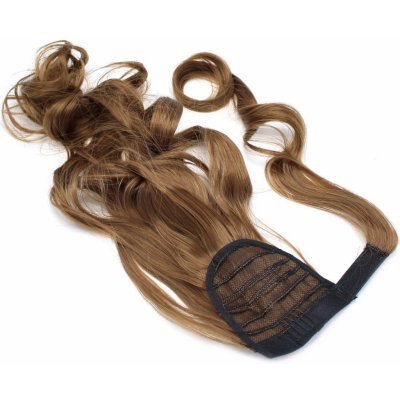 Clip culík / cop ze 100% japonského kanekalonu 60cm kudrnatý středně hnědý – Zboží Mobilmania