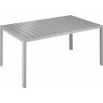 tectake 404402 zahradní stůl simona - stříbrná/šedá – Hledejceny.cz