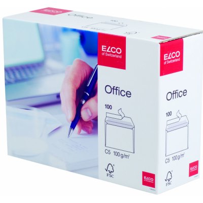 Obálka ELCO C5 bílá samolepící s krycí páskou a vnitřním potiskem 162x229mm 100ks – Zboží Živě