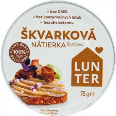 Lunter Pomazánka veganská škvarková 75g – Zboží Dáma