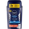 Klasické Nivea Men Fresh Active tuhý deodorant deostick 2 x 50 ml