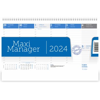 Stolní Graspo Maxi Manager modrý 2024