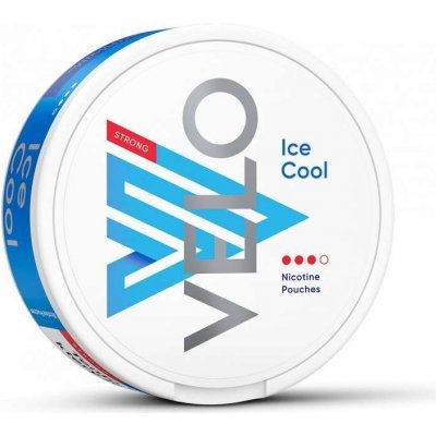 British American Tobacco Velo Ice Cool Mentol Strong 14 mg/g 20 sáčků – Zboží Dáma