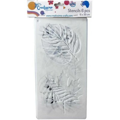Creatissimo Plastová šablona Set 6 listů 15 x 30 cm – Zboží Dáma Creatissimo Plastová šablona Set 6 listů 15 x 30 cm – Zboží Dáma