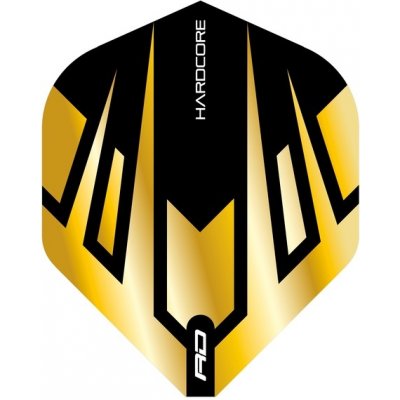 Letky Red Dragon Hardcore Premium Gold & Black Tribal Dart Flights – Sleviste.cz