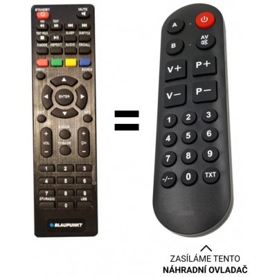Dálkový ovladač Senior Blaupunkt BN50U2042FEB, BN32H1032EEB – Zboží Živě