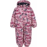 Dětský membránový overal Color Kids růžový s tučňáky – Zboží Dáma