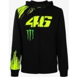 mikina Valentino Rossi VR46 DUAL MONSTER černá s kapucí – Zboží Mobilmania