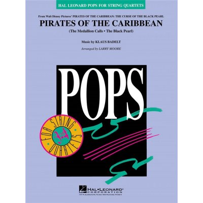 Pirates of the Caribbean Piráti z Karibiku noty pro smyčcový kvartet – Zboží Mobilmania